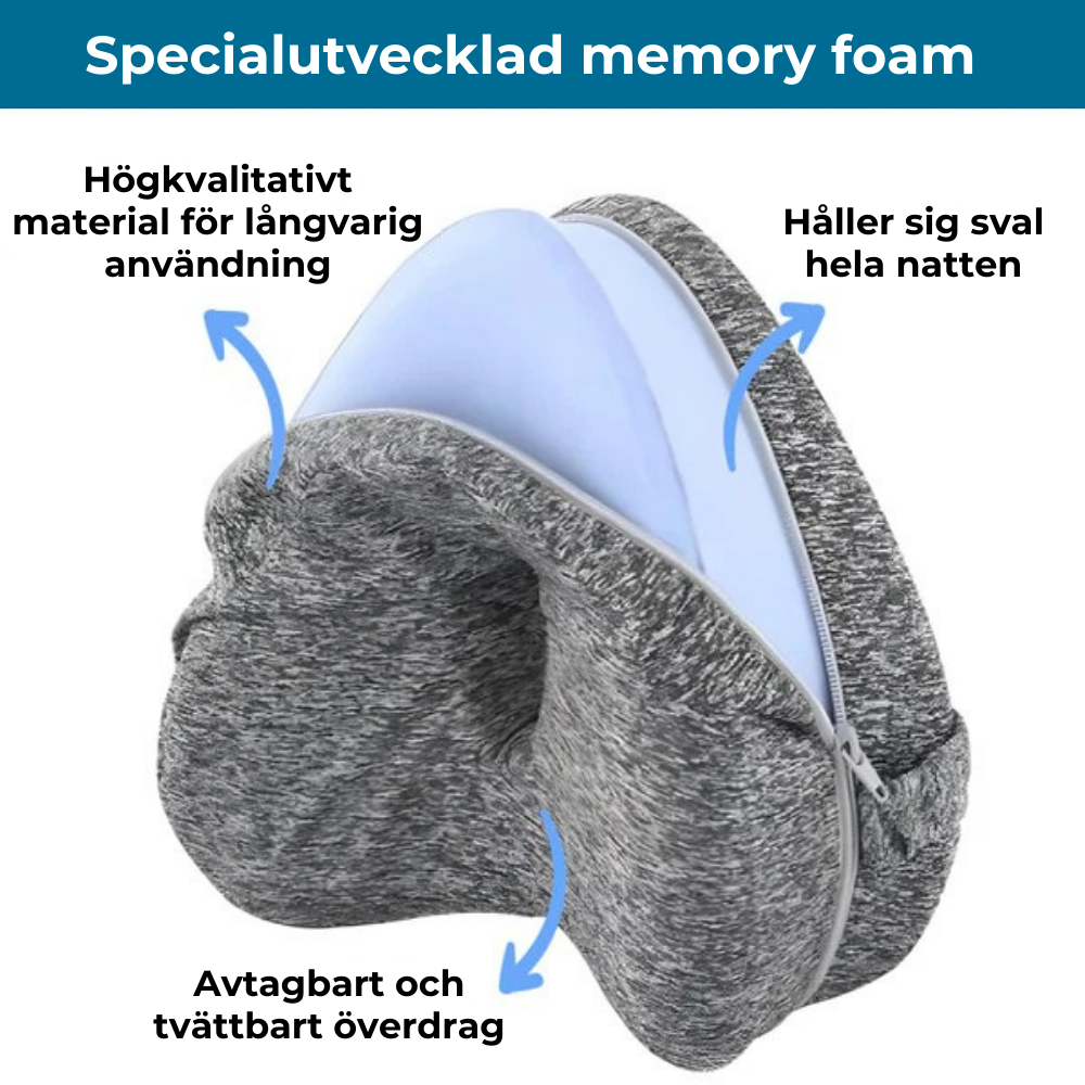 SleepAlign™ - Ergonomisk benkudde för sömn & hållning