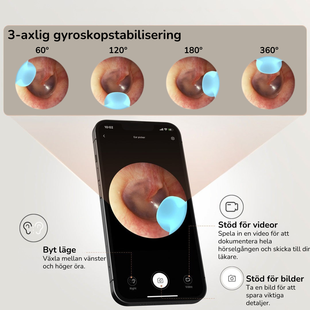 Earcam® | Öronrensare med kamera