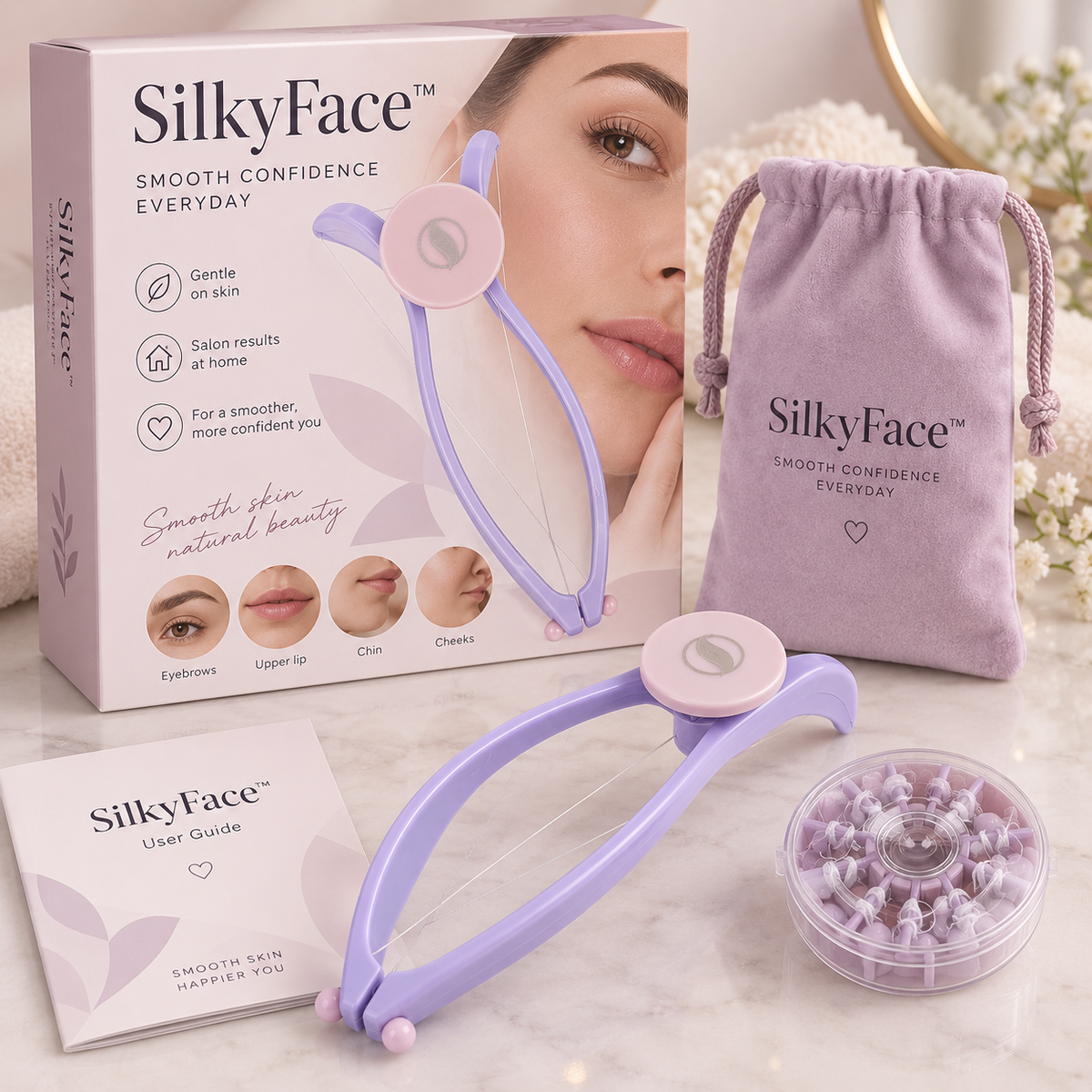 SilkyFace™ Trådepilator för ansiktet