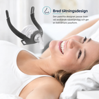 Pannfri CPAP-näsmask med justerbart huvudband