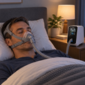 Pannfri CPAP-näsmask med justerbart huvudband