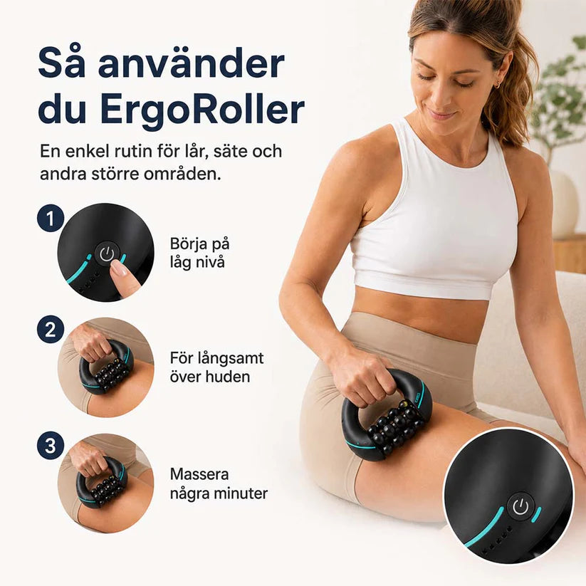 ErgoRoller massageroller för celluliter och muskelmassage
