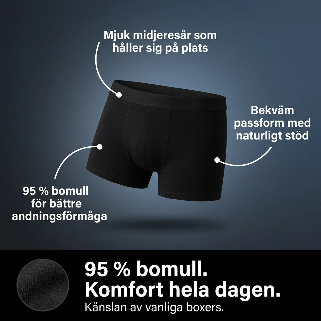 TryggBoxer™ Extremt Absorberande Kalsonger