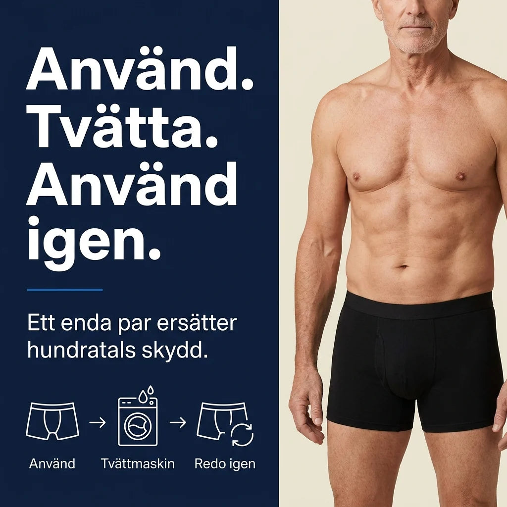 TryggBoxer™ Extremt Absorberande Kalsonger
